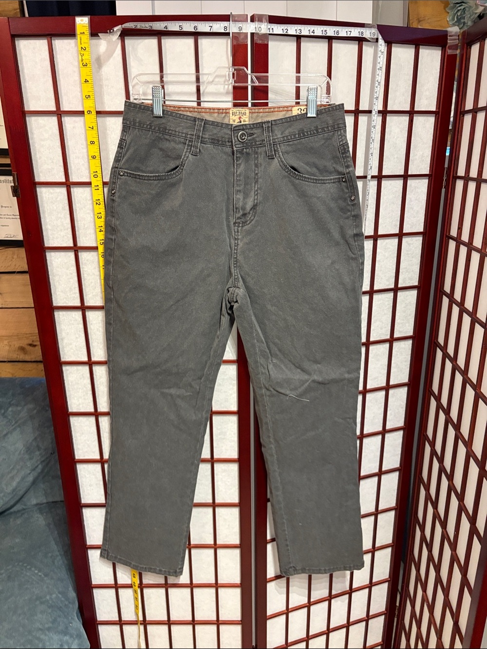 RedHead Men's Charcoal Straight-Leg Chinos 32x30
